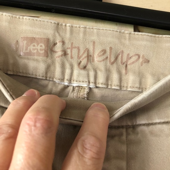 Women’s khaki pull on pants - Picture 3 of 5